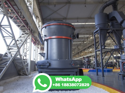 Technical specifications of vertical roller coal mill.